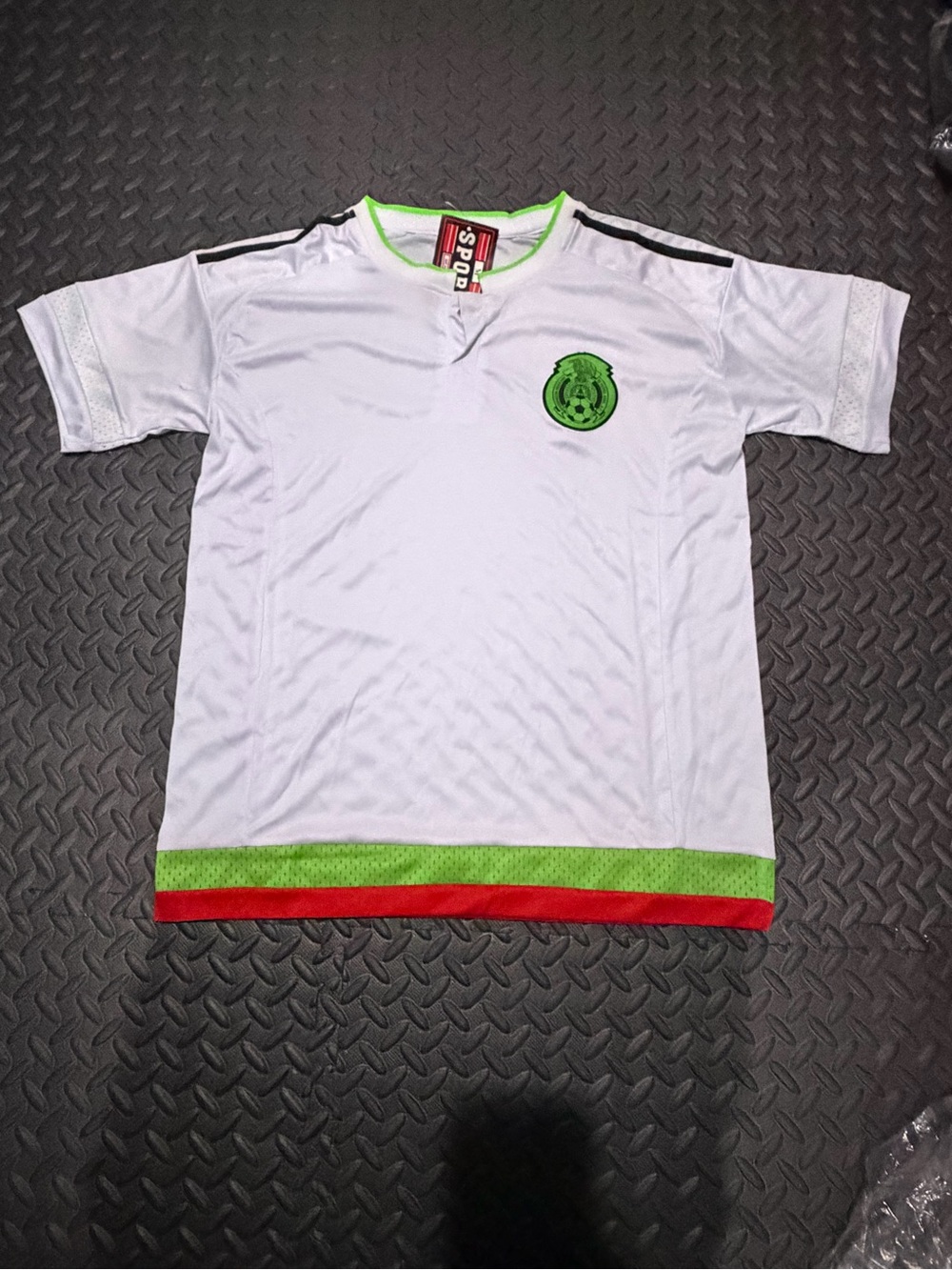 Mexico men soccer fan jersey size